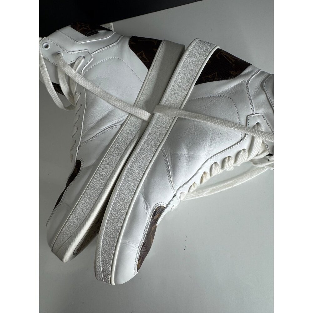 Louis Vuitton Rivoli High Top Monogram Sneaker Boot Signature Men's Men's LV 9 U - Picture 14 of 16